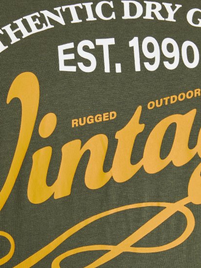Jack & Jones JPRBLUBOOSTER TEE Khaki - T-skjorter - Store T-skjorter - 2XL-14XL