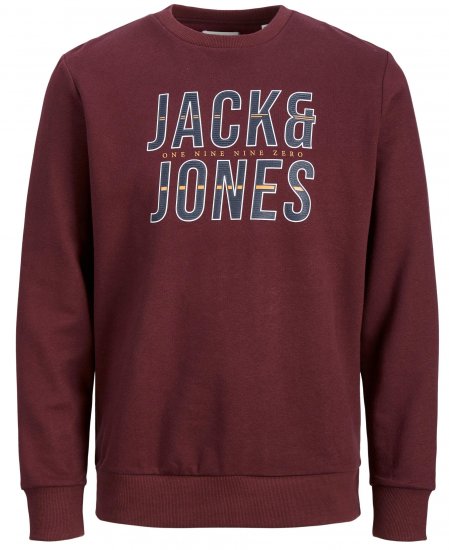 Jack & Jones JJXILO Sweat Port Royale - Store Klær - Herreklær store størrelser
