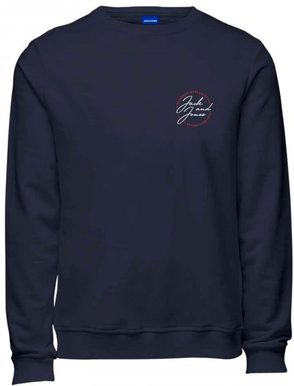 Jack & Jones JORJERRY SC SWEATSHIRT Navy - Gensere og hettegensere - Store hettegensere - 2XL-14XL