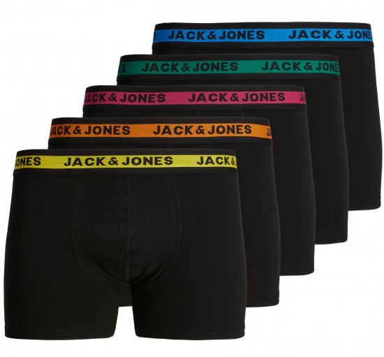 Jack & Jones JACJOSH Boxers 5-pack Black - Undertøy & badetøy - Undertøy store størrelser 