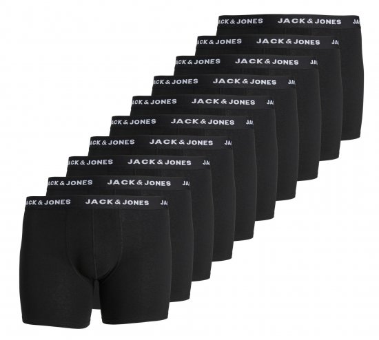 Jack & Jones JACHUEY Boxers 10-pack Black - Undertøy & badetøy - Undertøy store størrelser 