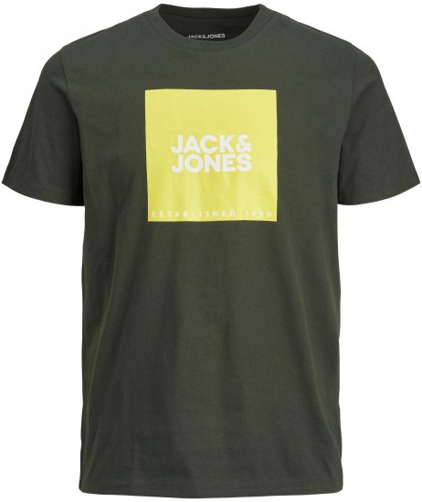 Jack & Jones JJLOCK TEE Green - T-skjorter - Store T-skjorter - 2XL-14XL