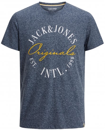 Jack & Jones JORWILLOWBRANDING T-Shirt Navy - T-skjorter - Store T-skjorter - 2XL-14XL