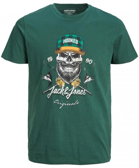Jack & Jones JORCAPTAIN TEE Green - T-skjorter - Store T-skjorter - 2XL-14XL