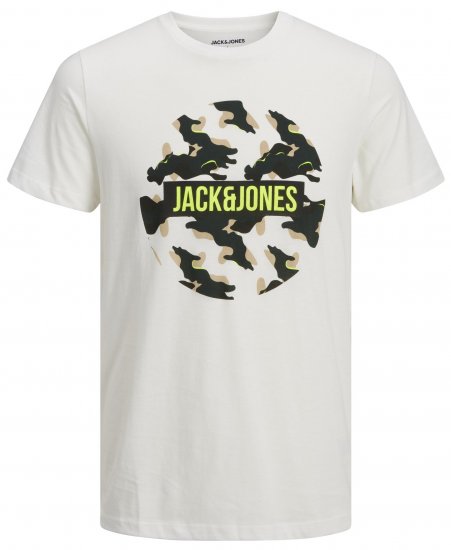 Jack & Jones JJRAMP T-Shirt White - Store Klær - Herreklær store størrelser