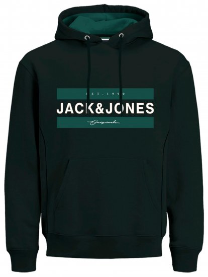 Jack & Jones JORFRIDAY Hoodie Black - Gensere og Hettegensere - Store hettegensere - 2XL-14XL