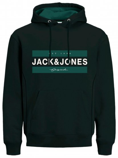 Jack & Jones JORFRIDAY Hoodie Black - Gensere og hettegensere - Store hettegensere - 2XL-14XL