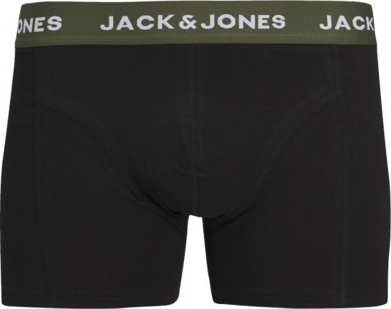 Jack & Jones JACARON Trunks 3-Pack Black - Undertøy & badetøy - Undertøy store størrelser 