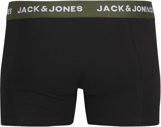 Jack & Jones JACARON Trunks 3-Pack Black - Undertøy & badetøy - Undertøy store størrelser 