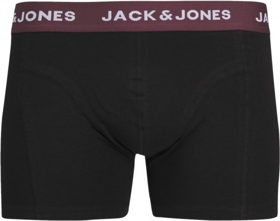 Jack & Jones JACARON Trunks 3-Pack Black - Undertøy & badetøy - Undertøy store størrelser 