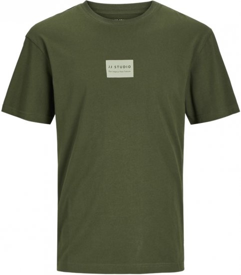 Jack & Jones HAKKAI T-Shirt Kombu Green - T-skjorter - Store T-skjorter - 2XL-14XL