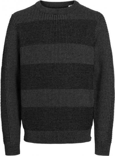 Jack & Jones HUGO Knitted Sweater Black - Gensere og hettegensere - Store hettegensere - 2XL-14XL