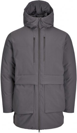 Jack & Jones CHARLIE Windproof Parka Grey - Jakker - Store jakker - 2XL-12XL