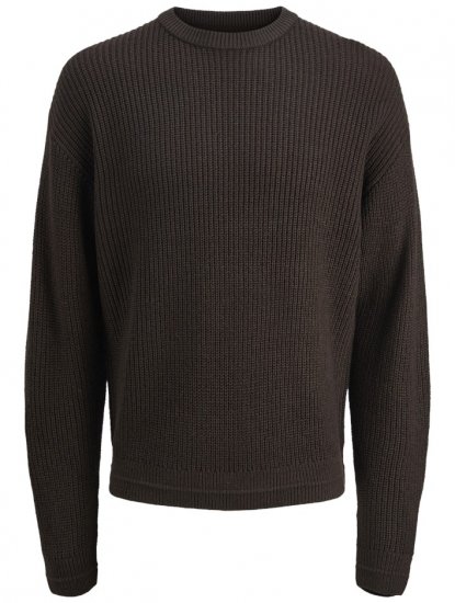 Jack & Jones Kaito Knit Crew Neck Pullover Delicioso - Gensere og hettegensere - Store hettegensere - 2XL-14XL