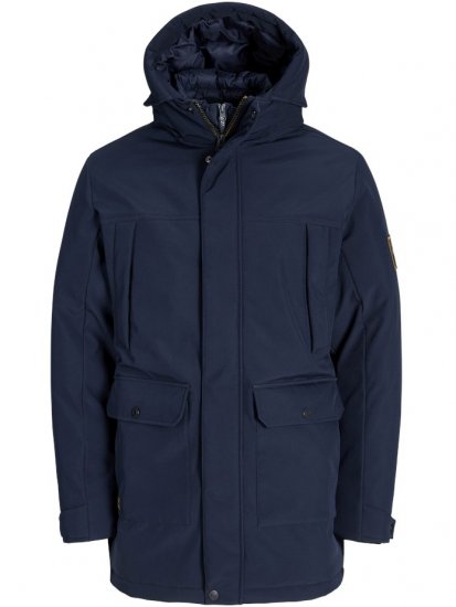 Jack & Jones Finn Softshell Parka Sky Captain - Jakker - Store jakker - 2XL-12XL