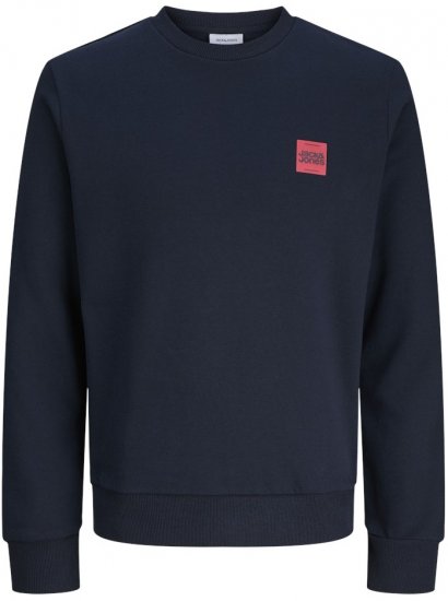 Jack & Jones Brandy Crew Neck Sweatshirt Sky Captain - Gensere og hettegensere - Store hettegensere - 2XL-14XL