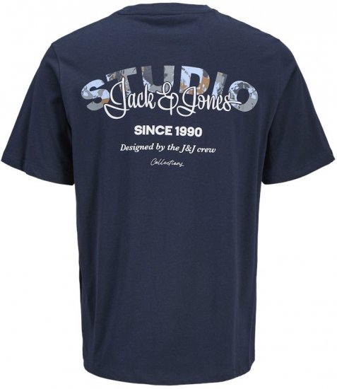 Jack & Jones Yuki Back Print Crew Neck T-Shirt Sky Captain - T-skjorter - Store T-skjorter - 2XL-14XL