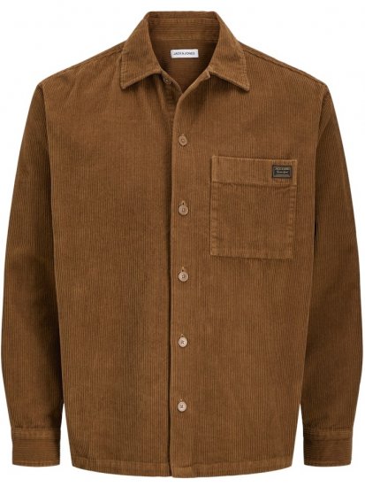 Jack & Jones Corduroy Long Sleeve Overshirt Monks Robe - Skjorter - Store skjorter - 2XL-8XL