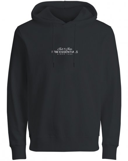 Jack & Jones Casper Sweatshirt Black - Gensere og Hettegensere - Store hettegensere - 2XL-14XL
