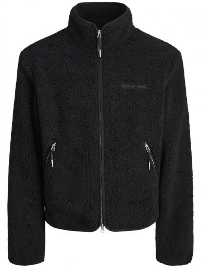 Jack & Jones Norrebro Teddy Jacket Black - Jakker - Store jakker - 2XL-12XL