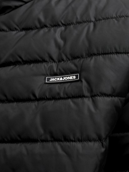 Jack & Jones Elvis Light Puffer Collar Jacket Black - Jakker - Store jakker - 2XL-12XL