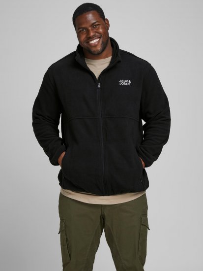Jack & Jones Hype Fleece Black - Jakker - Store jakker - 2XL-12XL