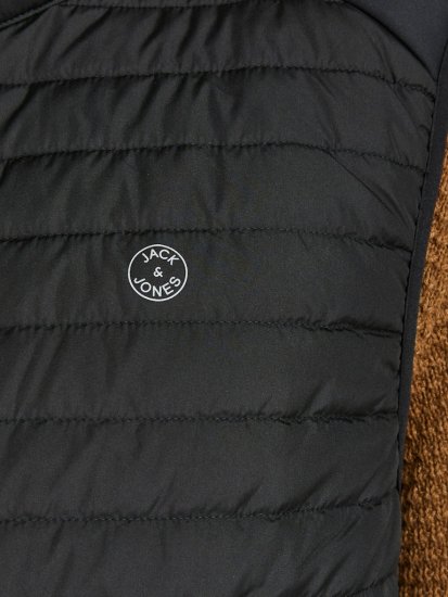 Jack & Jones MULTI BODYWARMER With COLLAR Black - Jakker - Store jakker - 2XL-12XL
