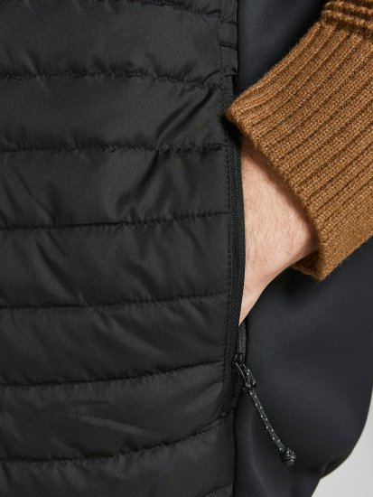 Jack & Jones MULTI BODYWARMER With COLLAR Black - Jakker - Store jakker - 2XL-12XL