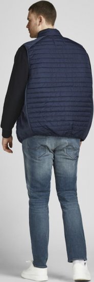 Jack & Jones MULTI BODYWARMER With COLLAR Navy Blazer - Jakker - Store jakker - 2XL-12XL