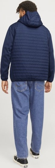 Jack & Jones MULTI QUILTED SET-IN Sleeves Jacket Navy Blazer - Jakker - Store jakker - 2XL-12XL