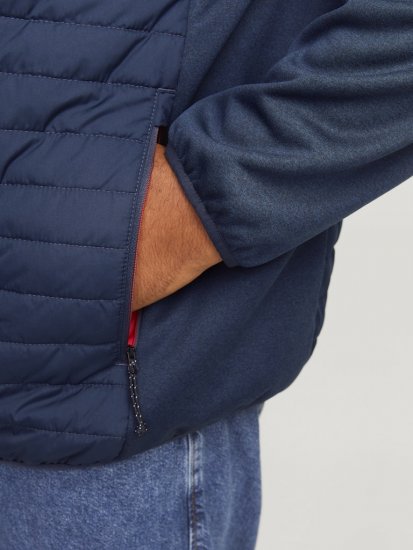 Jack & Jones MULTI QUILTED SET-IN Sleeves Jacket Navy Blazer - Jakker - Store jakker - 2XL-12XL