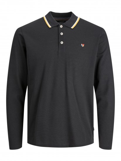 Jack & Jones JPRBLUWIN Long Sleeve Polo Back - Polo- & piqueskjorter - Poloskjorte i store størrelser - 2XL-8XL