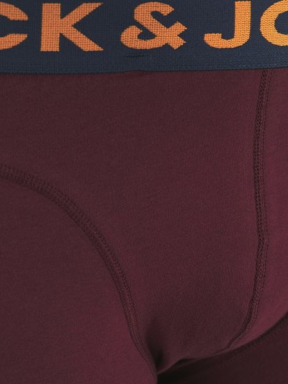 Jack & Jones LICHFIELD Trunks 3-Pack Burgundy - Undertøy & badetøy - Undertøy store størrelser 