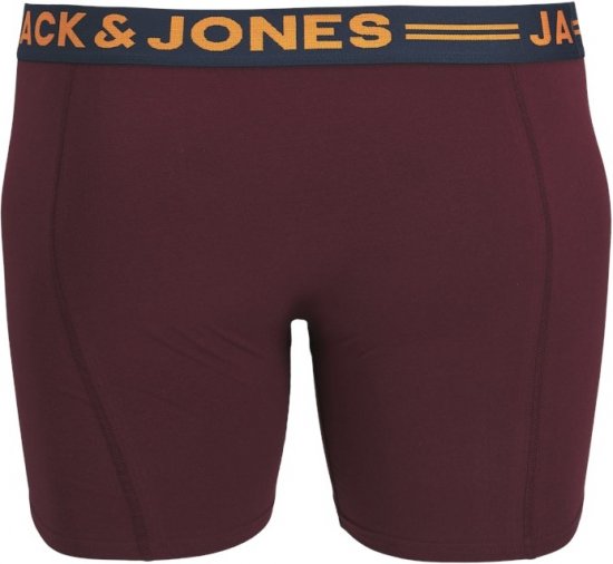 Jack & Jones LICHFIELD Trunks 3-Pack Burgundy - Undertøy & badetøy - Undertøy store størrelser 