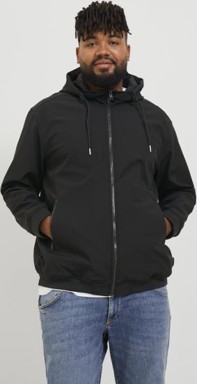 Jack & Jones BASIC Water-Resistant Softshell Jacket Black - Jakker - Store jakker - 2XL-12XL