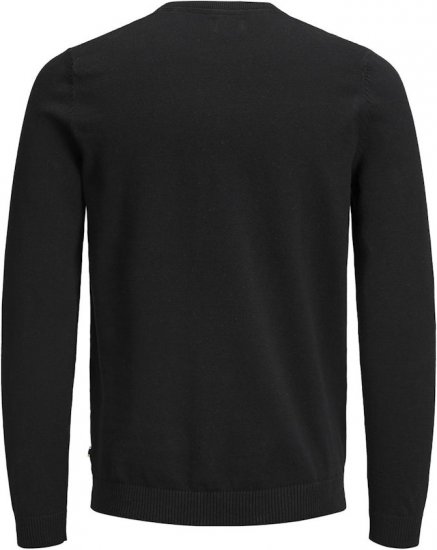 Jack & Jones BASIC Knitted Sweater Black - Gensere og hettegensere - Store hettegensere - 2XL-14XL