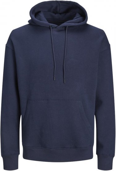 Jack & Jones BRADLEY Hoodie Navy Blazer - Gensere og hettegensere - Store hettegensere - 2XL-14XL