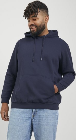 Jack & Jones BRADLEY Hoodie Navy Blazer - Gensere og hettegensere - Store hettegensere - 2XL-14XL