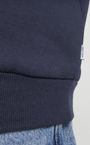 Jack & Jones BRADLEY Hoodie Navy Blazer - Gensere og hettegensere - Store hettegensere - 2XL-14XL