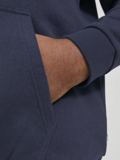 Jack & Jones BRADLEY Hoodie Navy Blazer - Gensere og hettegensere - Store hettegensere - 2XL-14XL