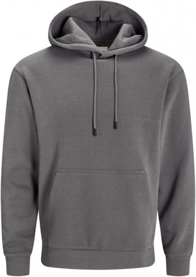 Jack & Jones BRADLEY Hoodie Grey - Gensere og hettegensere - Store hettegensere - 2XL-14XL