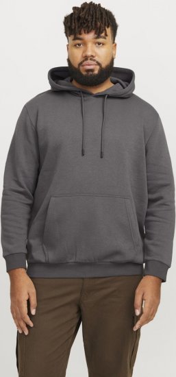 Jack & Jones BRADLEY Hoodie Grey - Gensere og hettegensere - Store hettegensere - 2XL-14XL