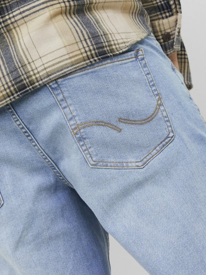 Jack & Jones MIKE JORIGINAL SQ 330 Jeans Blue Denim - Jeans og bukser - Store Bukser og Store Jeans