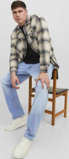 Jack & Jones MIKE JORIGINAL SQ 330 Jeans Blue Denim - Jeans og bukser - Store Bukser og Store Jeans