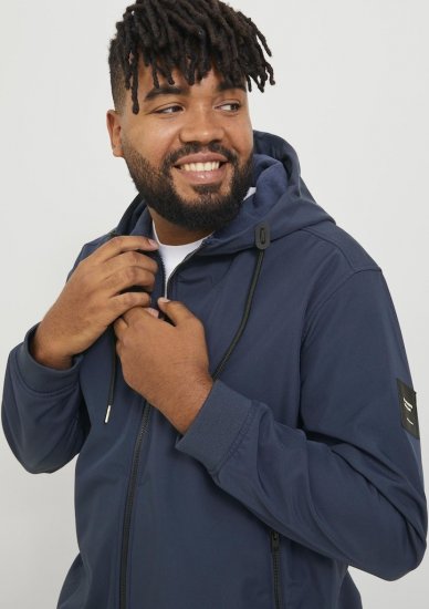 Jack & Jones BASIC Water-Resistant Softshell Jacket Navy Blazer - Jakker - Store jakker - 2XL-12XL