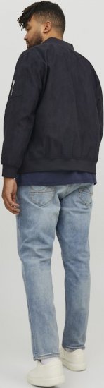 Jack & Jones ROCKY Faux Suede Bomber Jacket Jet Black - Jakker - Store jakker - 2XL-12XL