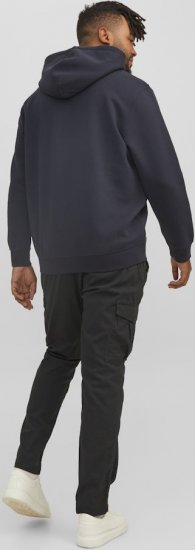 Jack & Jones STAR Hoodie Dark Navy - Gensere og hettegensere - Store hettegensere - 2XL-14XL