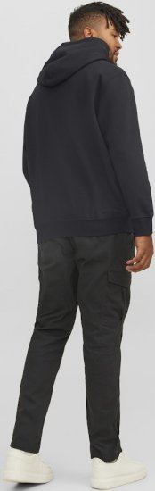 Jack & Jones STAR Hoodie Black - Gensere og hettegensere - Store hettegensere - 2XL-14XL