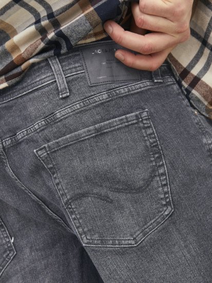 Jack & Jones MIKE ORIGINAL SQ 270 Jeans Black Denim - Jeans og bukser - Store Bukser og Store Jeans