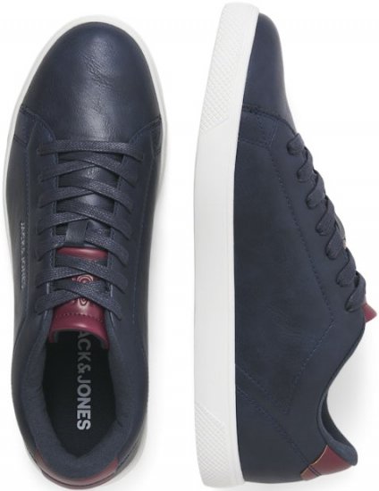 Jack & Jones Bosley Sneakers Navy Blazer/Red Dahlia - Herresko 40-52 - 